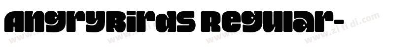 AngryBirds Regular字体转换